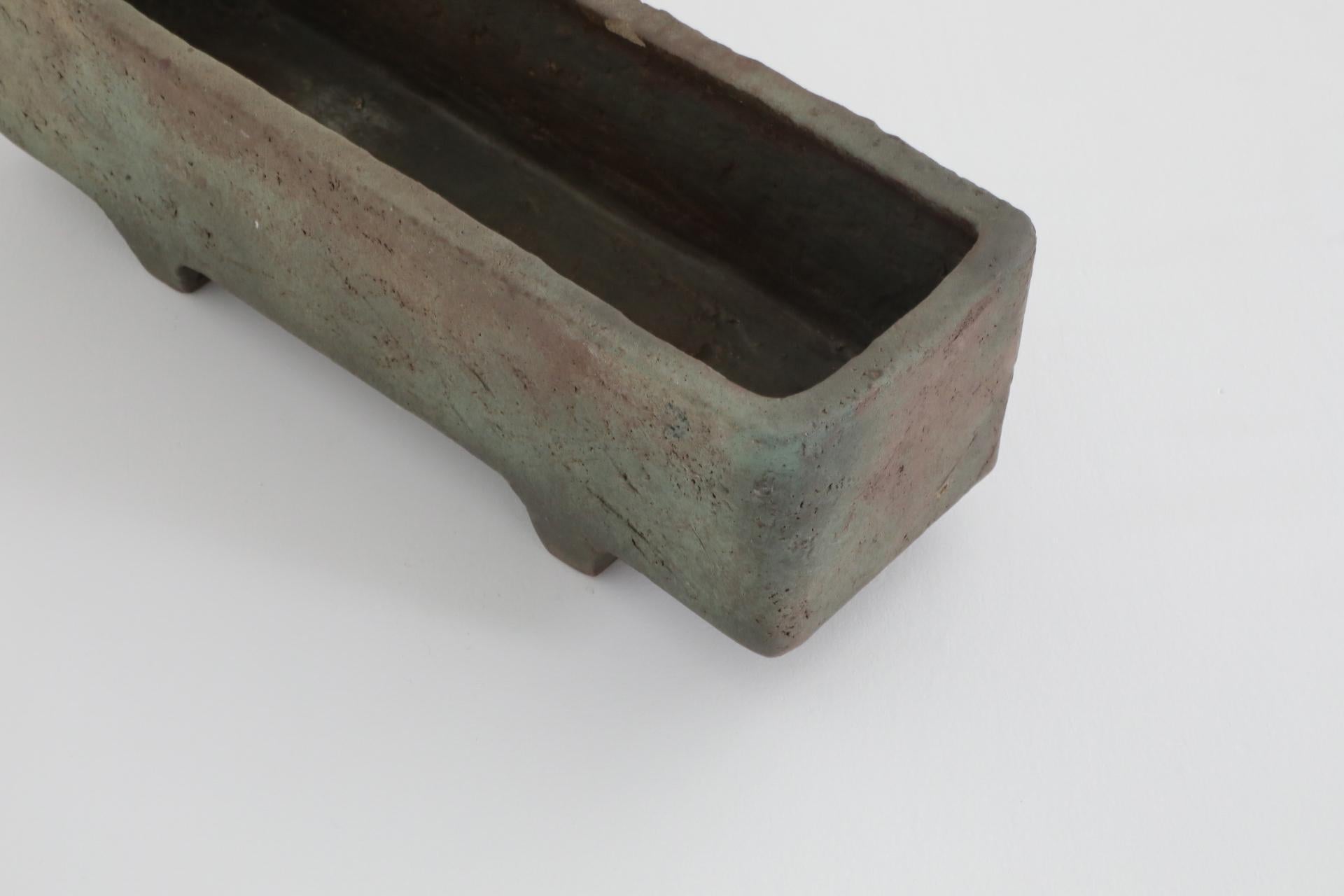 Large Rare Mid-Century Mobach Ceramic Trough Planter For Sale 7