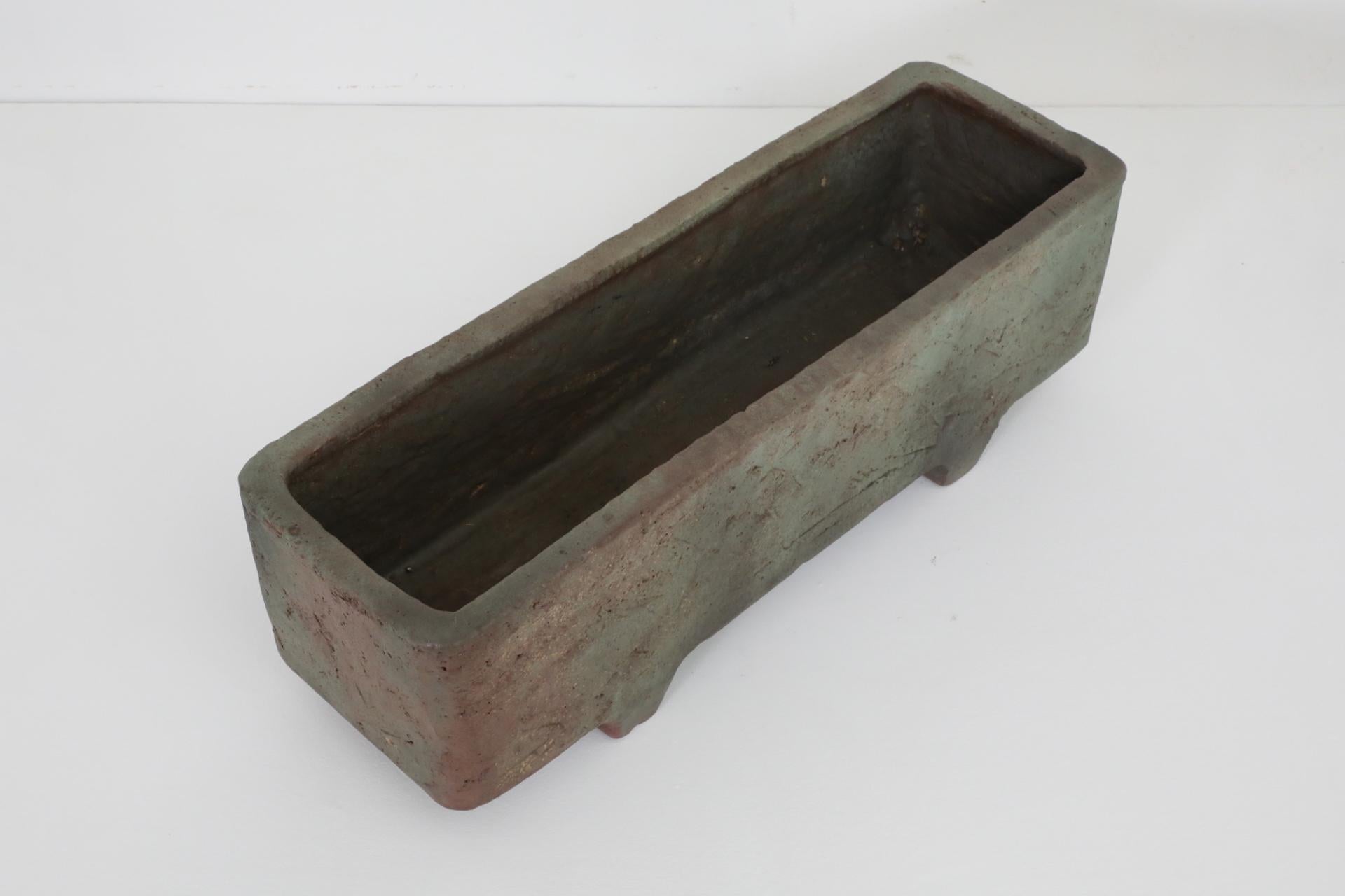 20th Century Large Rare Mid-Century Mobach Ceramic Trough Planter For Sale