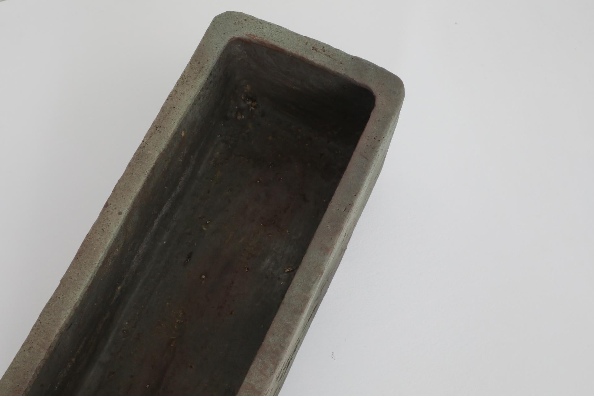 Large Rare Mid-Century Mobach Ceramic Trough Planter For Sale 1