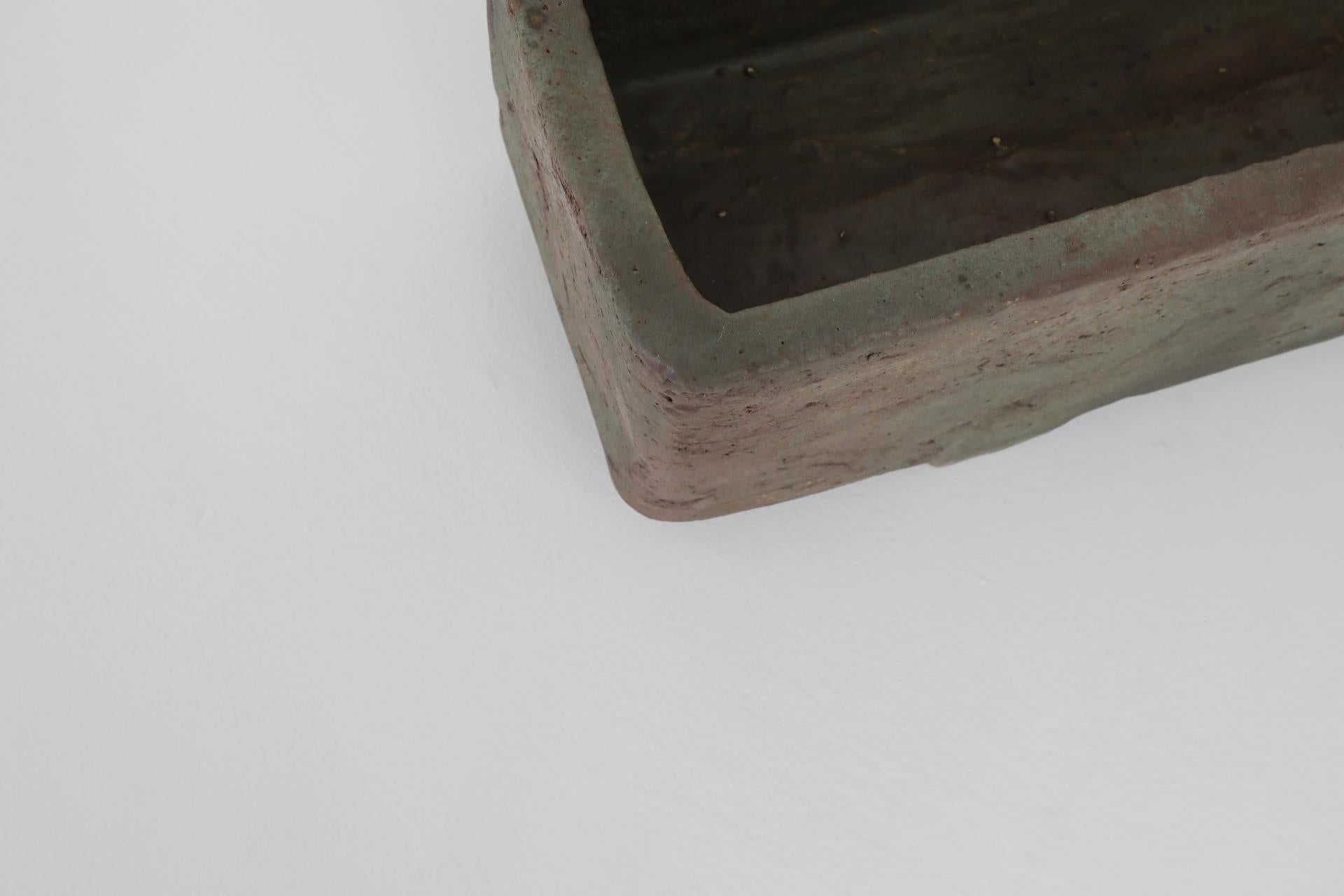 Large Rare Mid-Century Mobach Ceramic Trough Planter For Sale 2