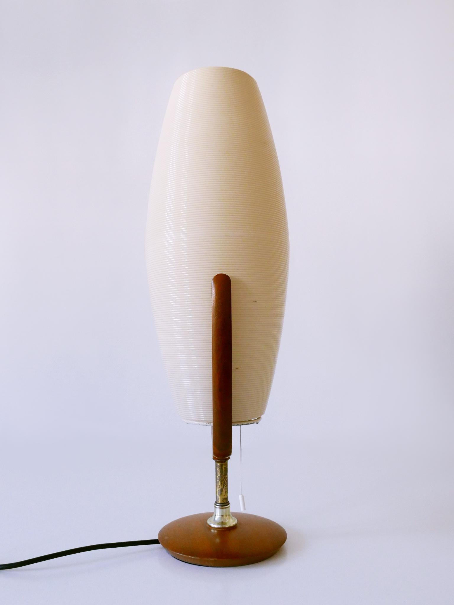 Large & Rare Mid-Century Modern Yasha Heifetz Rotaflex Table Lamp USA 1950s For Sale 5