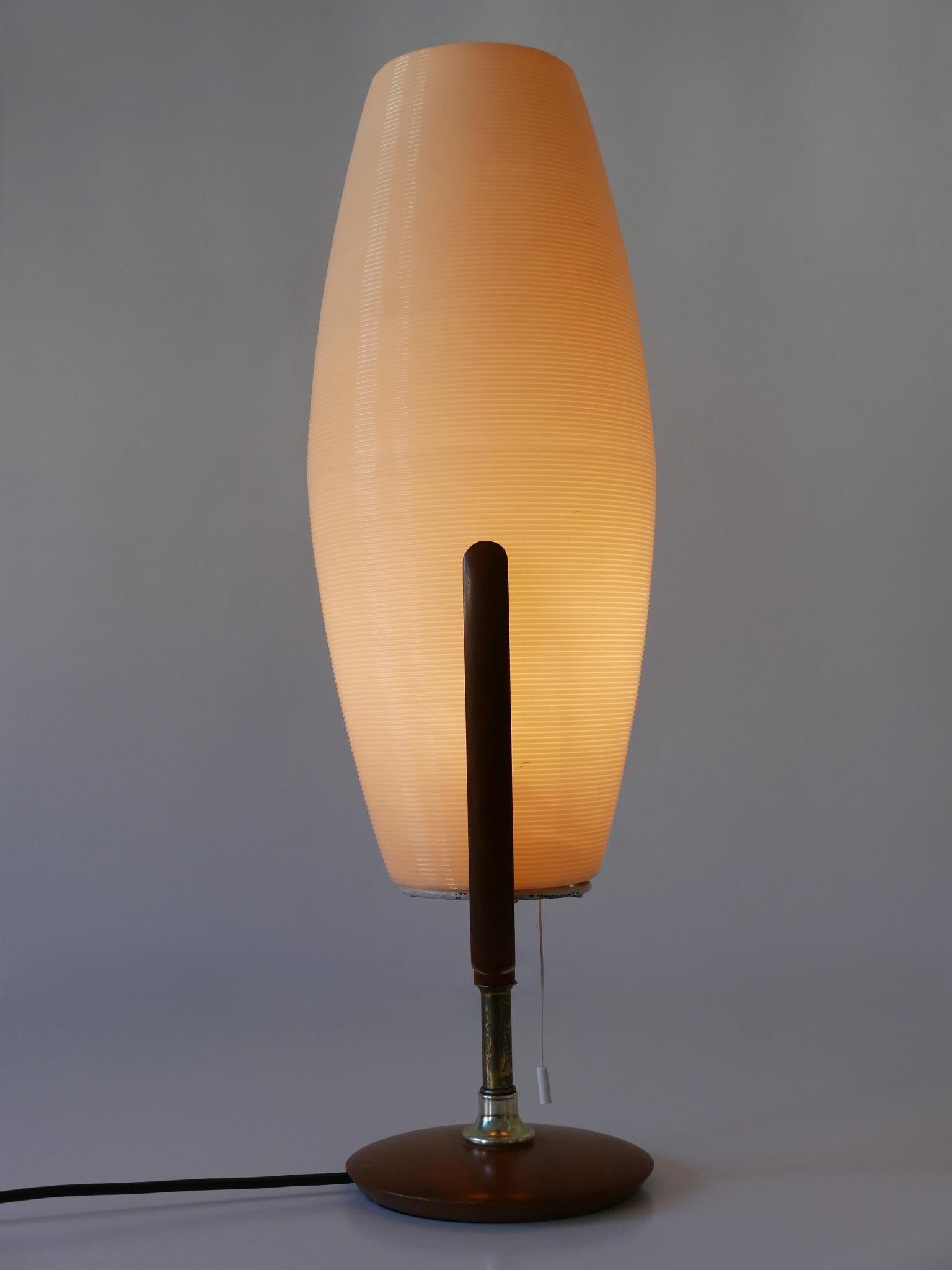 Große und seltene Yasha Heifetz Rotaflex-Tischlampe, Mid-Century Modern, USA 1950er Jahre im Angebot 5