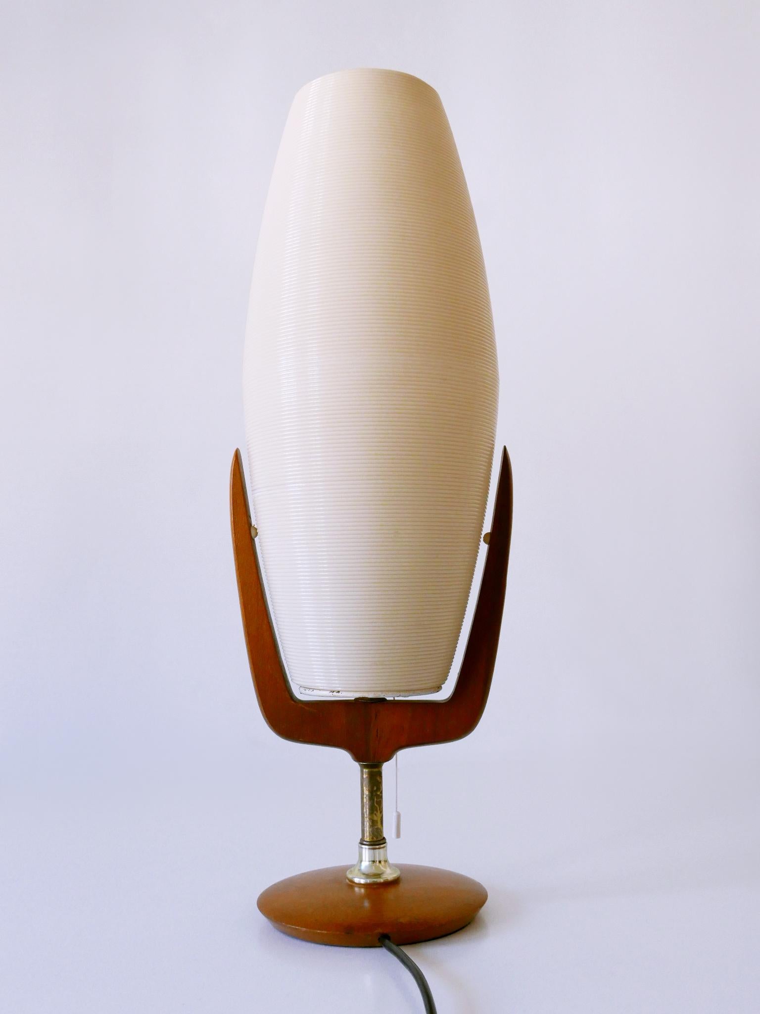 Große und seltene Yasha Heifetz Rotaflex-Tischlampe, Mid-Century Modern, USA 1950er Jahre im Angebot 6