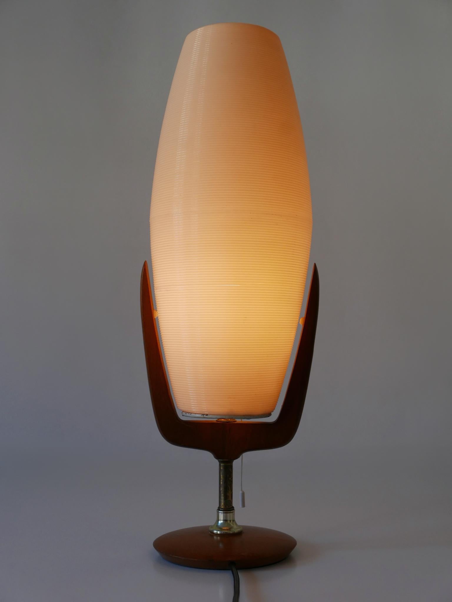 Large & Rare Mid-Century Modern Yasha Heifetz Rotaflex Table Lamp USA 1950s For Sale 8