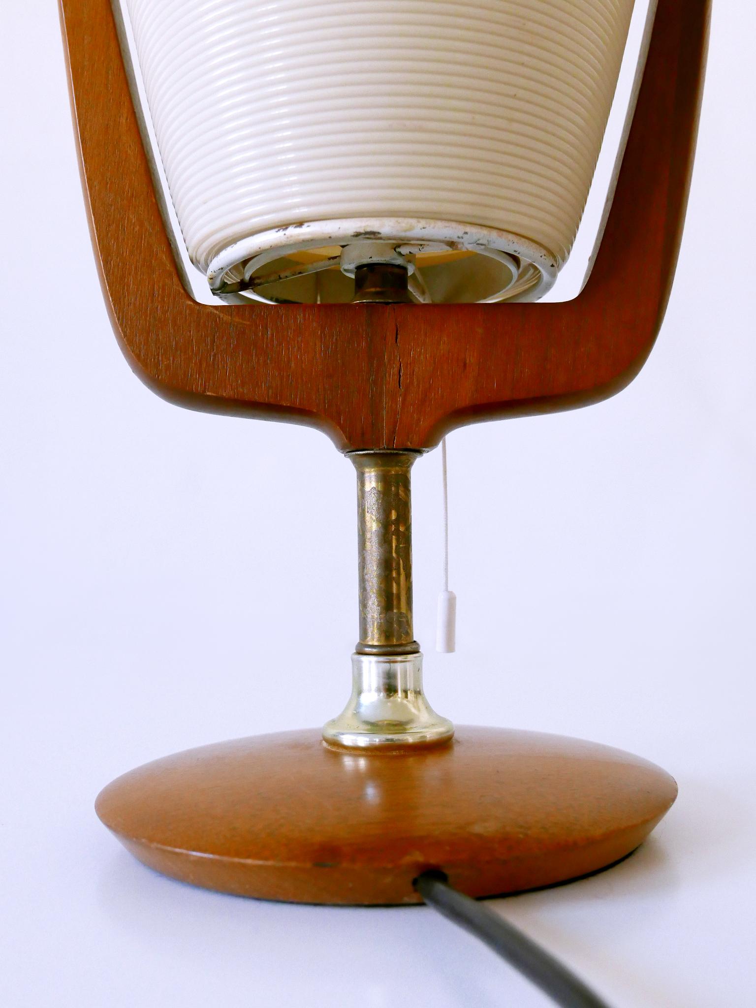 Große und seltene Yasha Heifetz Rotaflex-Tischlampe, Mid-Century Modern, USA 1950er Jahre im Angebot 8