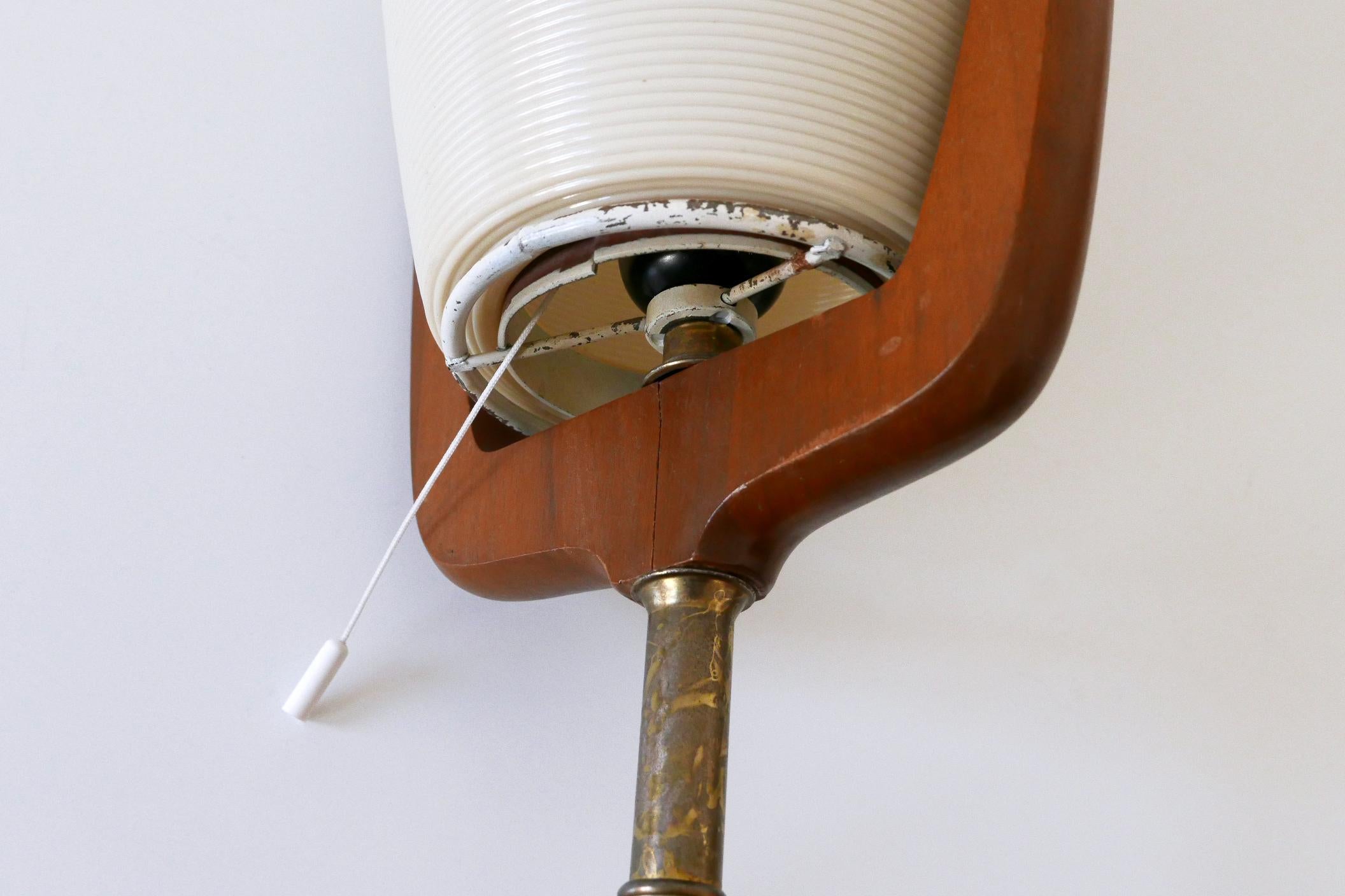 Large & Rare Mid-Century Modern Yasha Heifetz Rotaflex Table Lamp USA 1950s For Sale 13
