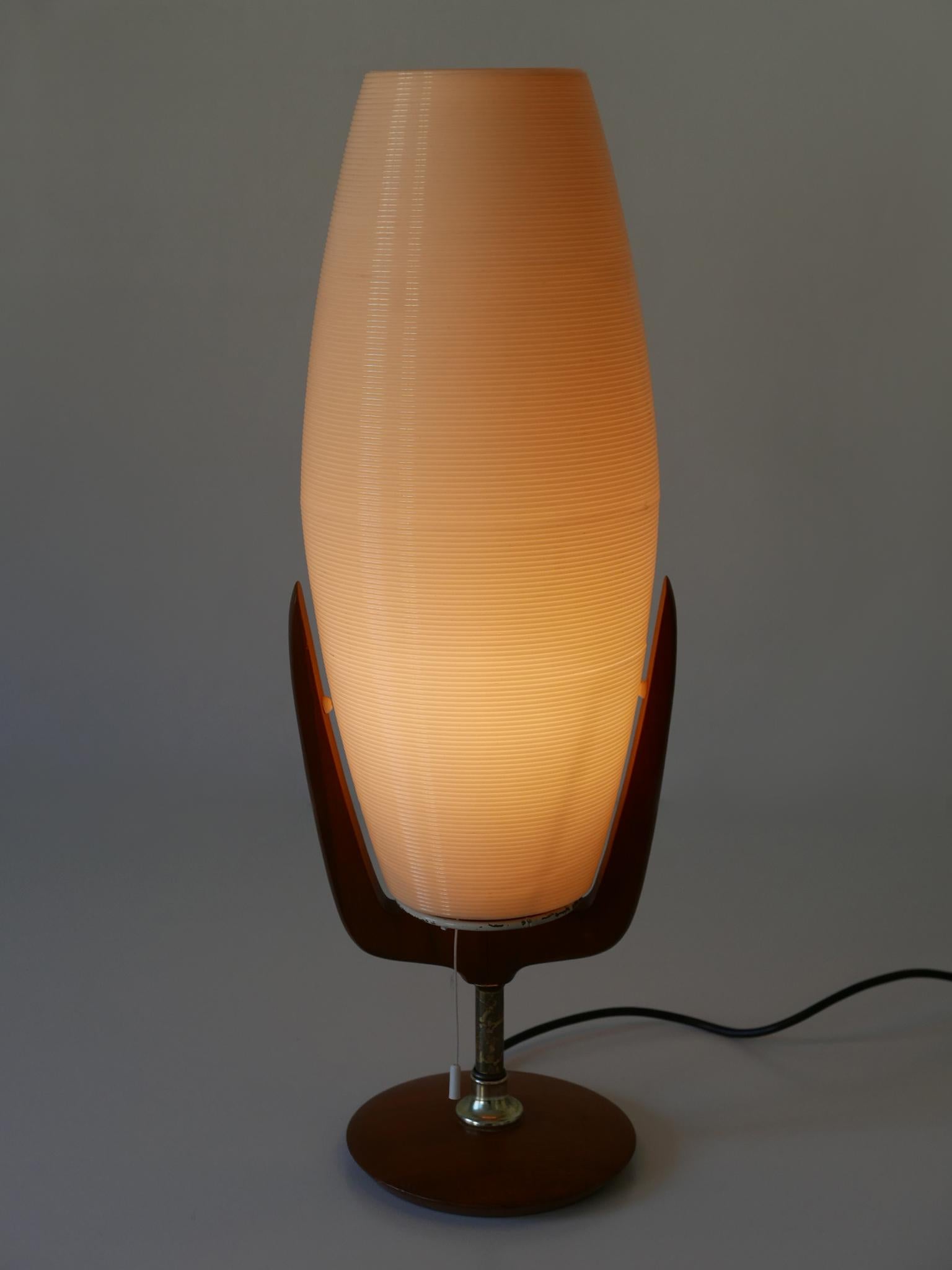 Large & Rare Mid-Century Modern Yasha Heifetz Rotaflex Table Lamp USA 1950s In Good Condition For Sale In Munich, DE