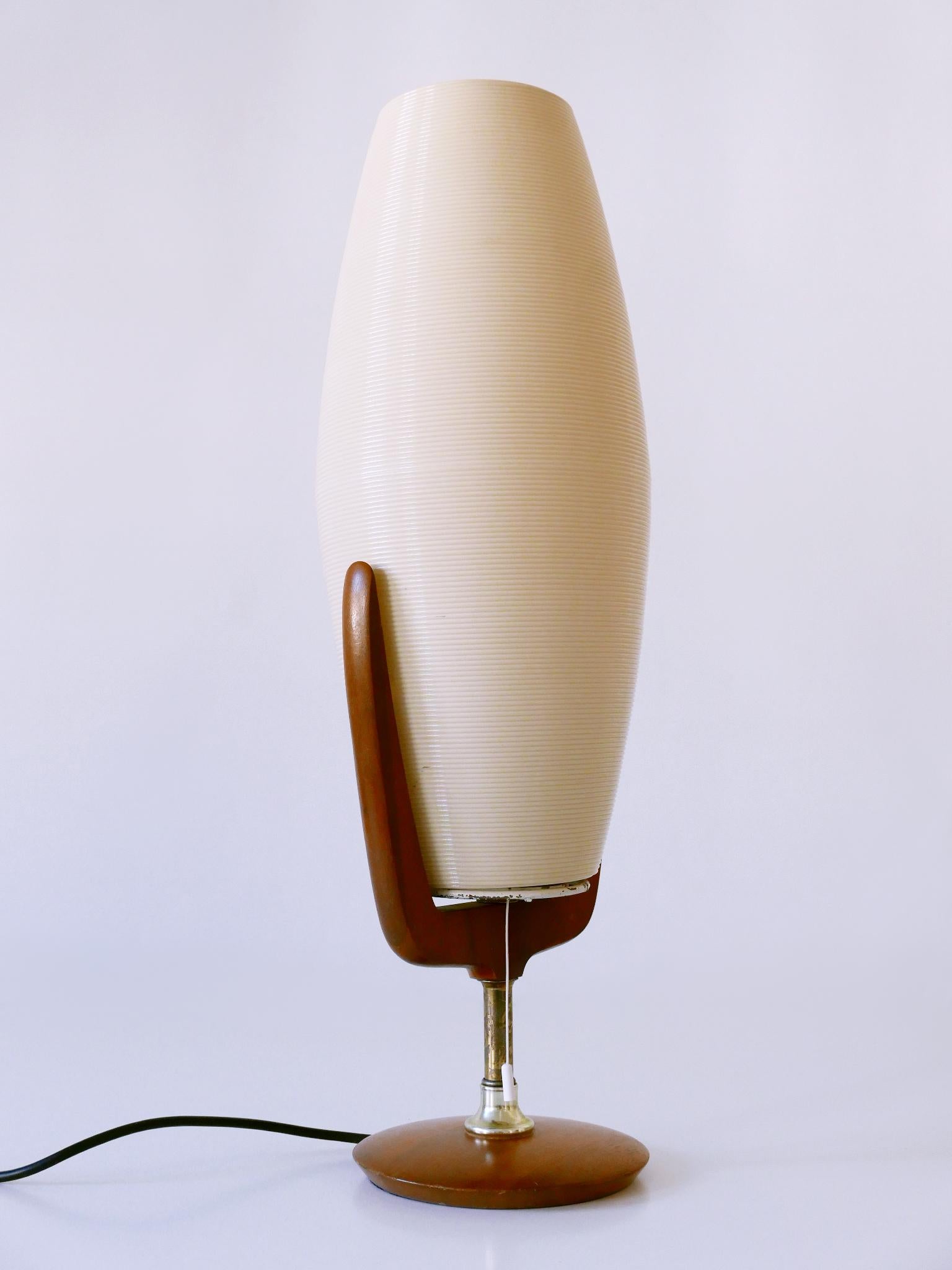 Große und seltene Yasha Heifetz Rotaflex-Tischlampe, Mid-Century Modern, USA 1950er Jahre (Messing) im Angebot