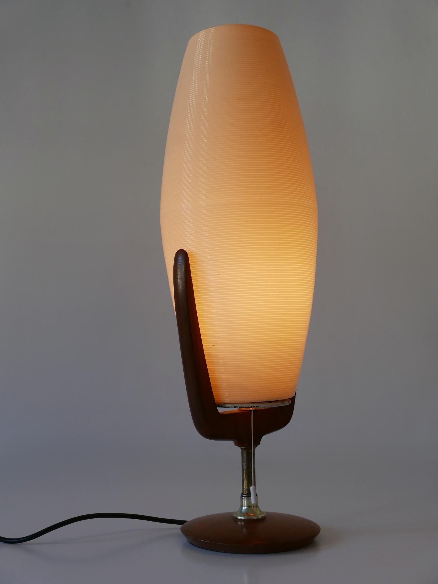 Large & Rare Mid-Century Modern Yasha Heifetz Rotaflex Table Lamp USA 1950s For Sale 2