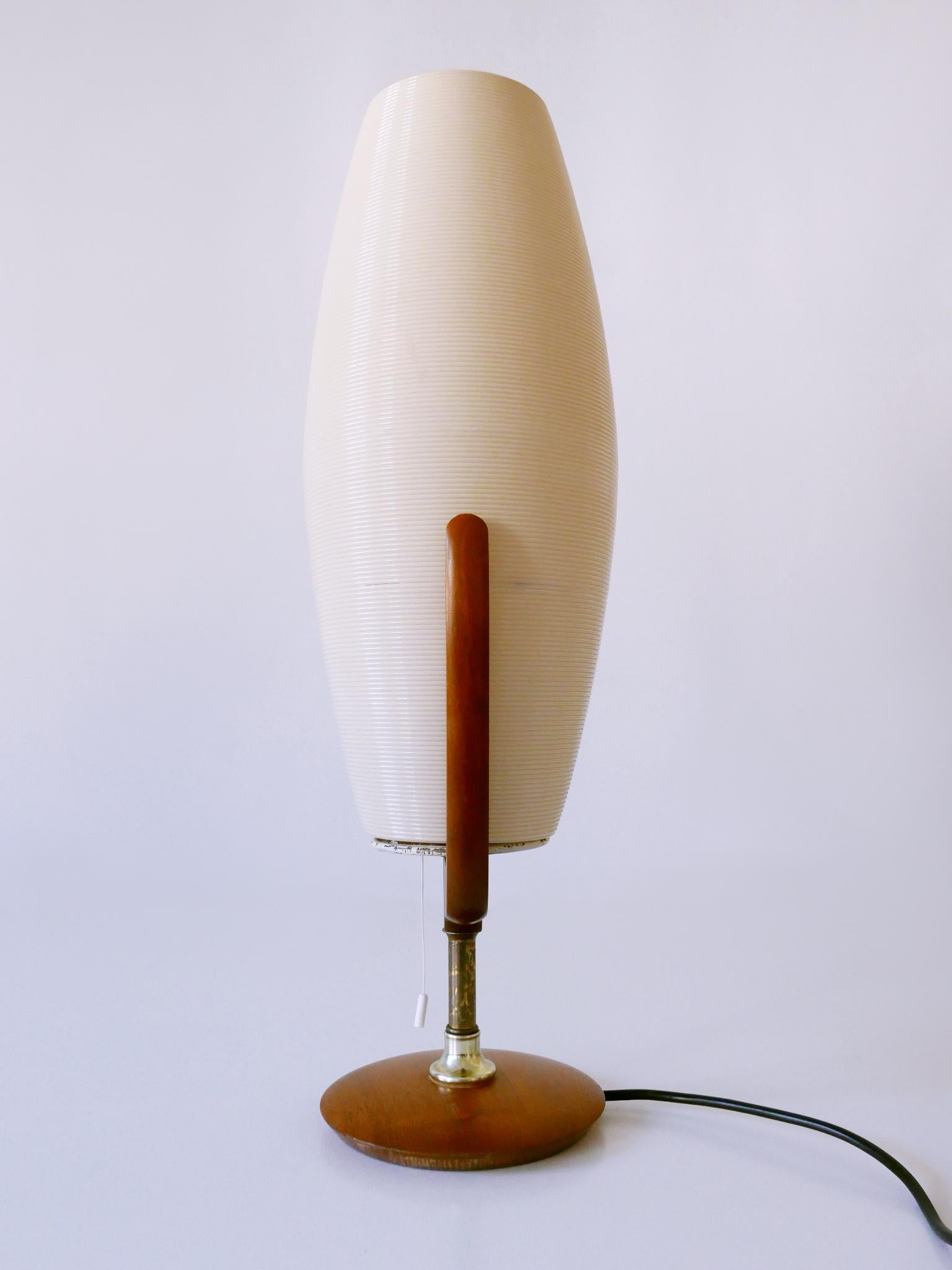 Large & Rare Mid-Century Modern Yasha Heifetz Rotaflex Table Lamp USA 1950s For Sale 3