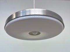 Large Rare Midcentury Pendant UFO Kaiser, Germany, 1970s