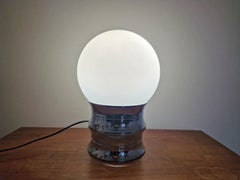 Grande lampe de table rare du milieu du siècle, Italie, années 1970.