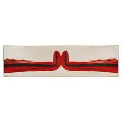 Large Rare Murray Reich Acrylic Oil Painting 1968 Mid-Century Modern