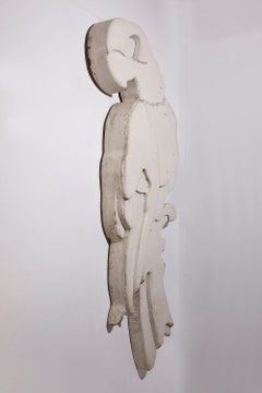 Large Rare Resin Laminated Parrot French, circa 1970s