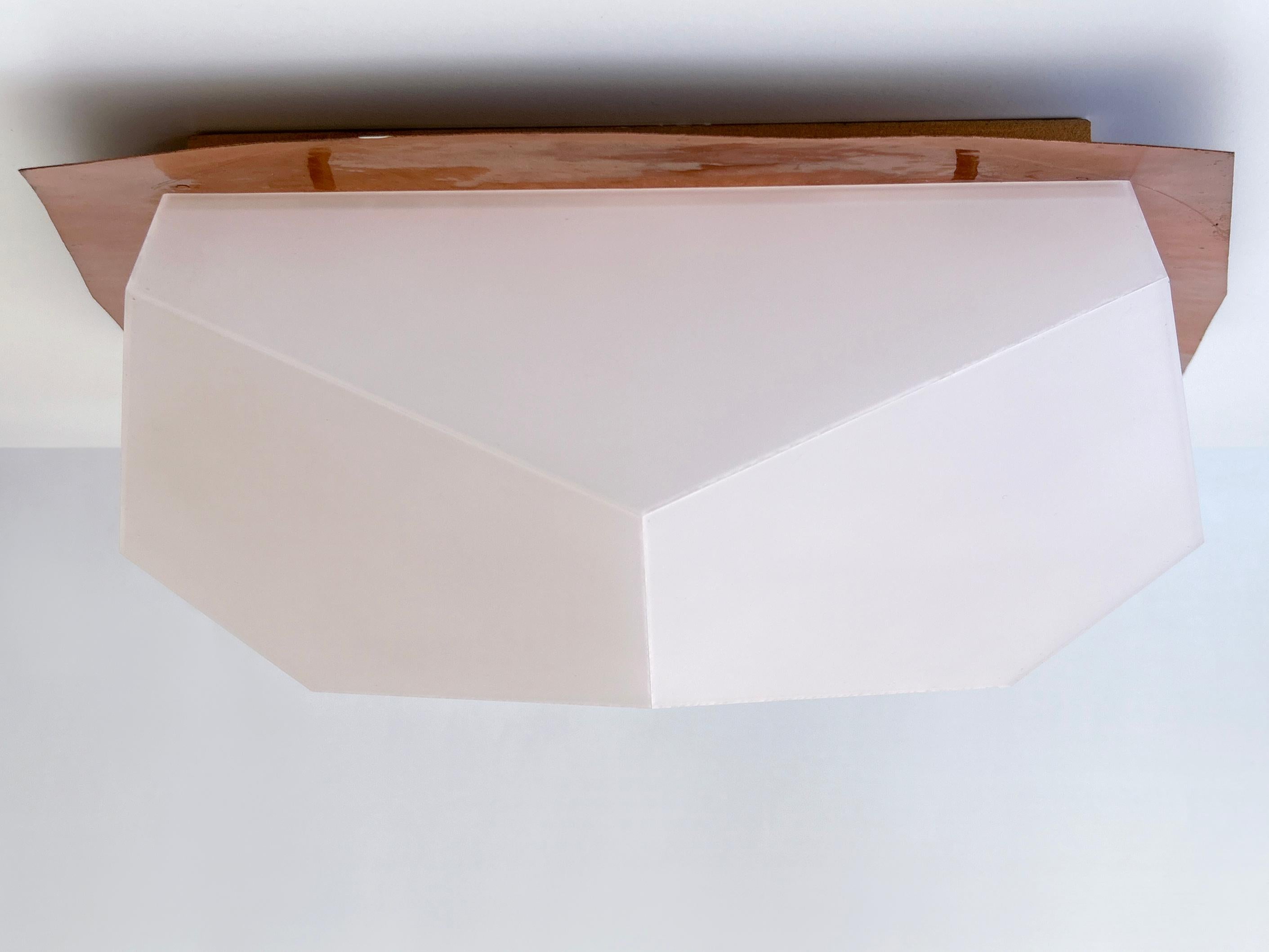 Grand et rare plafonnier ou applique murale anthroposophique de l'école Rudolf Steiner, années 1960 en vente 4