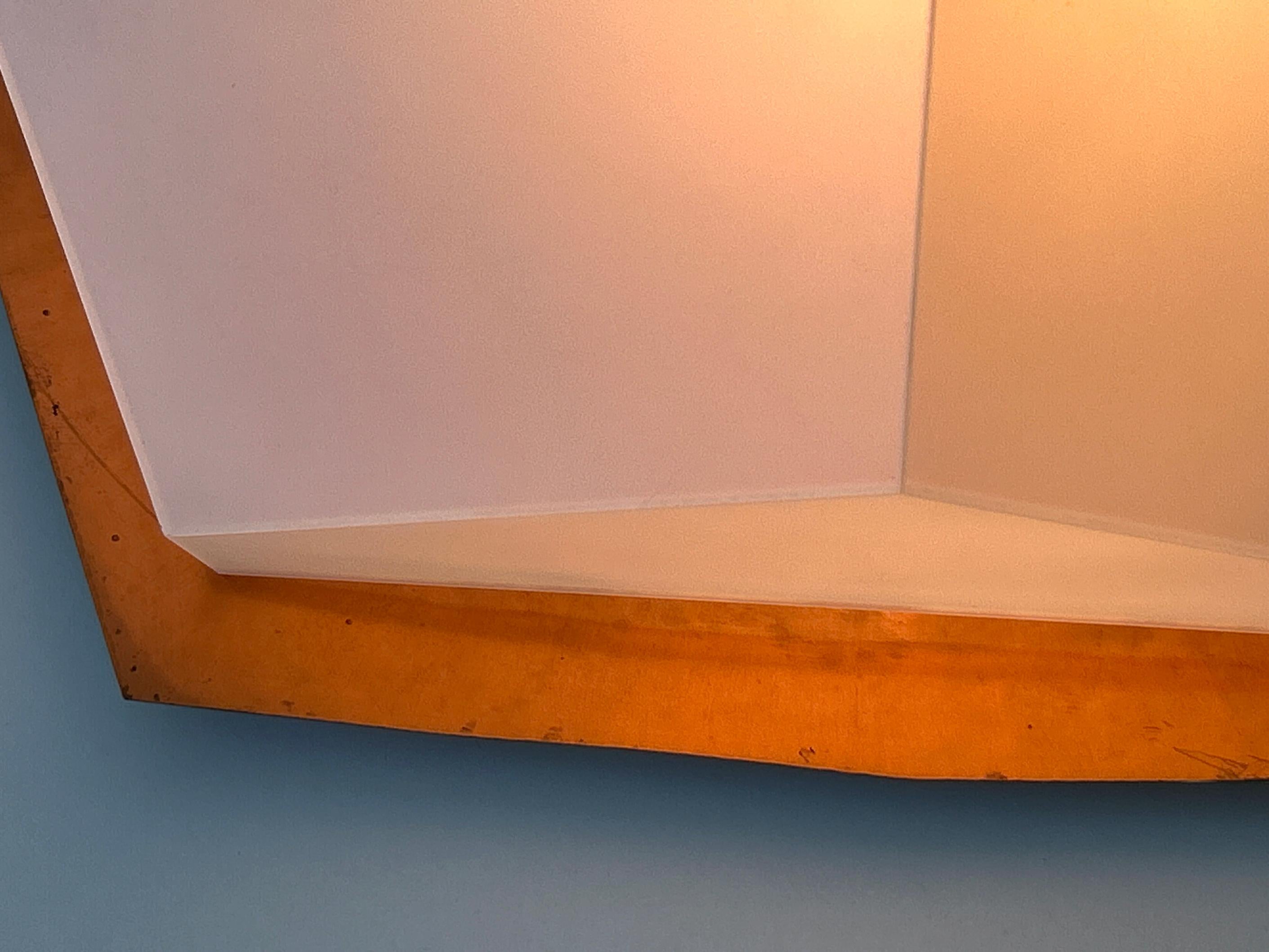 Grand et rare plafonnier ou applique murale anthroposophique de l'école Rudolf Steiner, années 1960 en vente 8