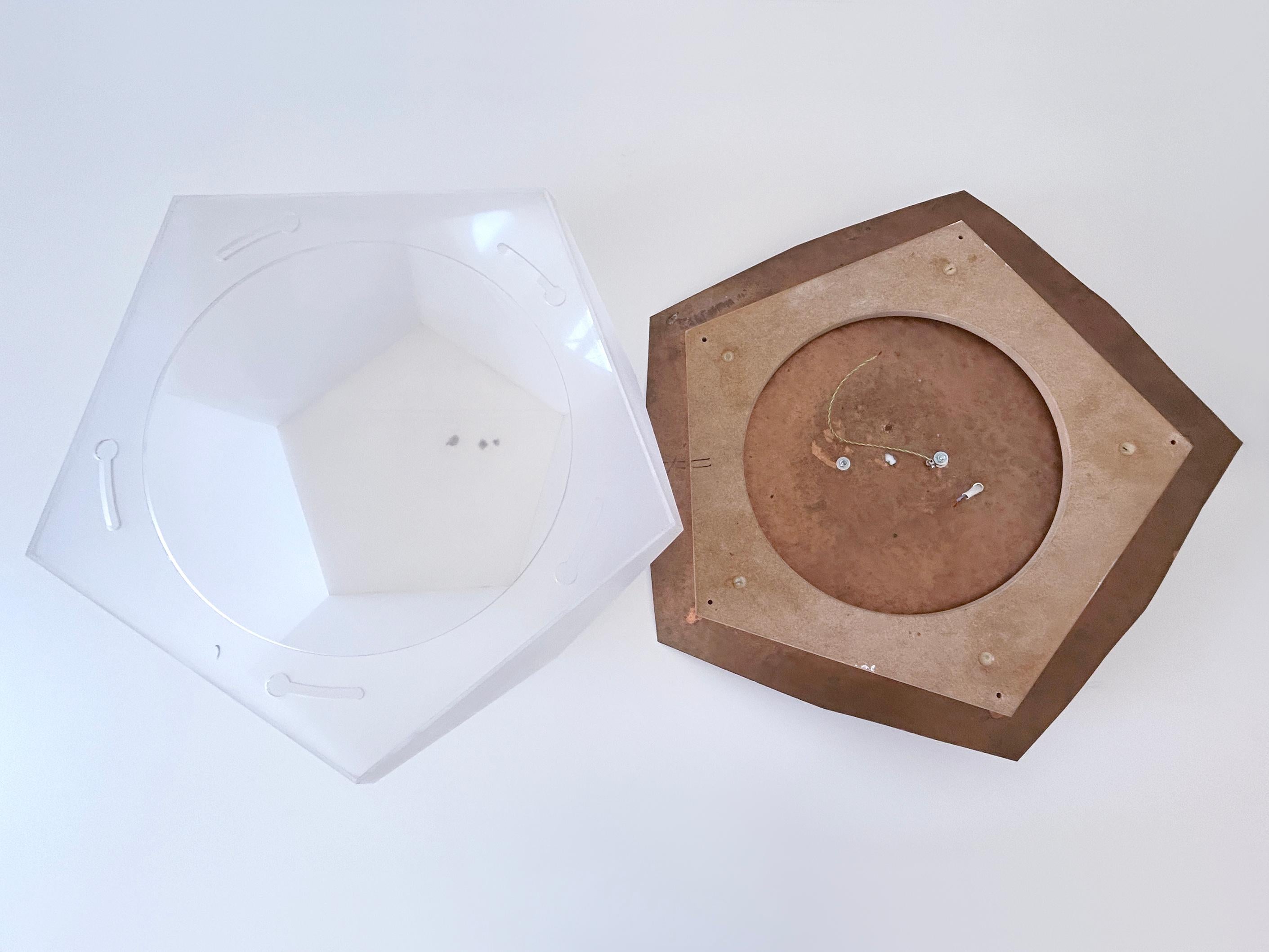 Grand et rare plafonnier ou applique murale anthroposophique de l'école Rudolf Steiner, années 1960 en vente 9