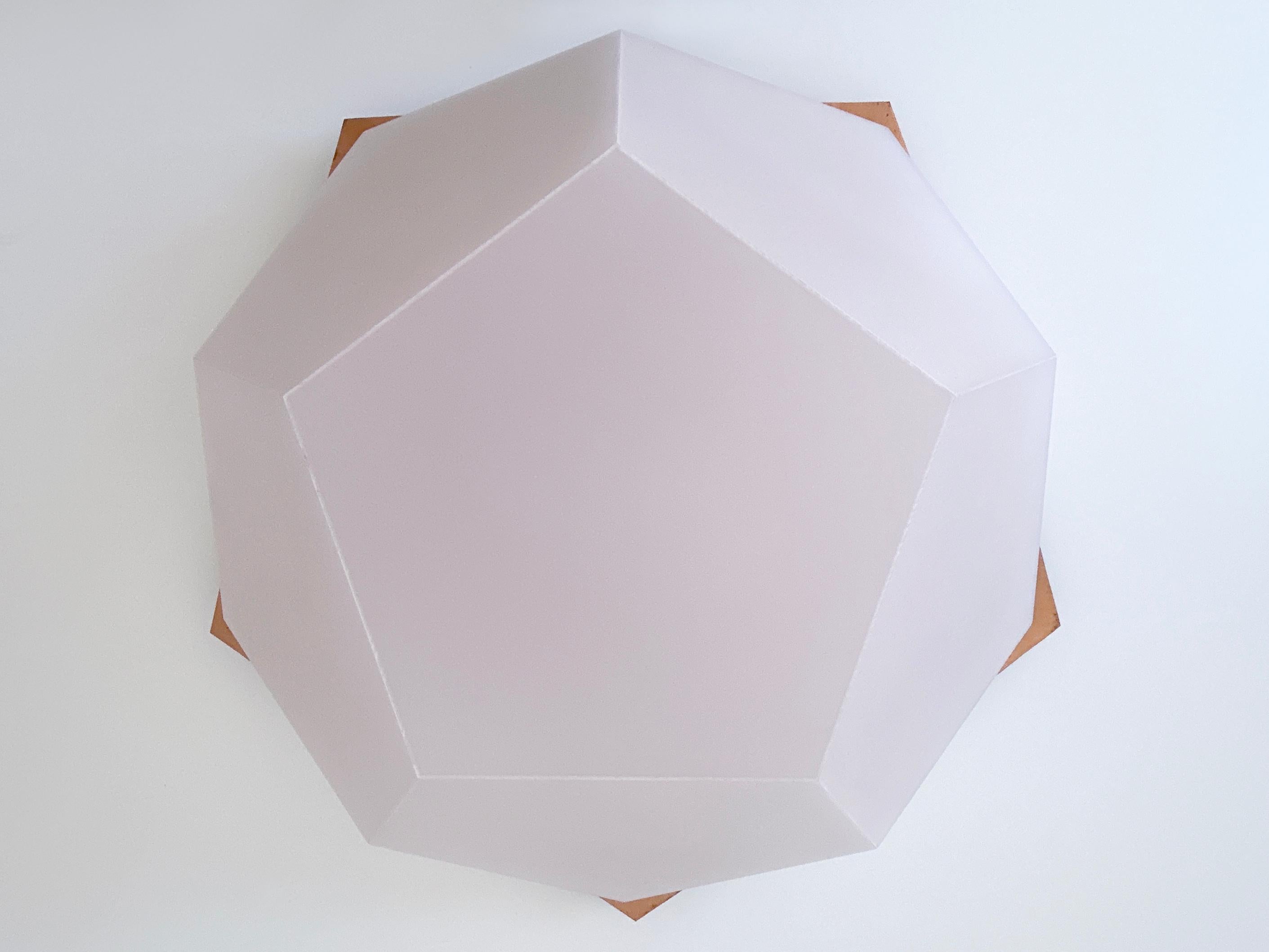 Mid-Century Modern Grand et rare plafonnier ou applique murale anthroposophique de l'école Rudolf Steiner, années 1960 en vente