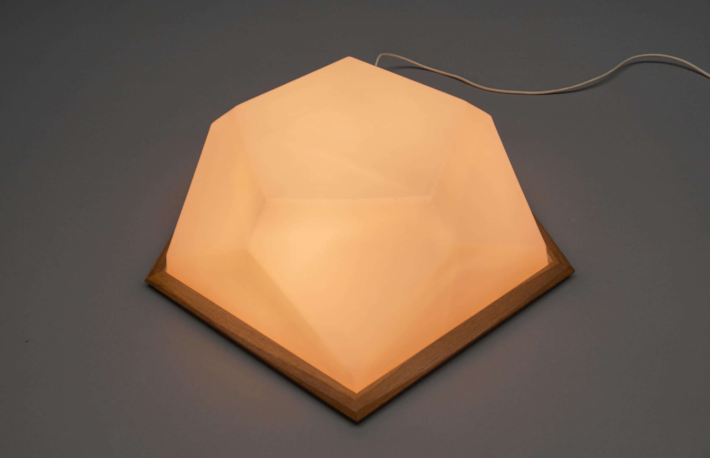 Large Rare Rudolf Steiner School Anthroposophical Ceiling or Wall Fixture 1960s For Sale 1