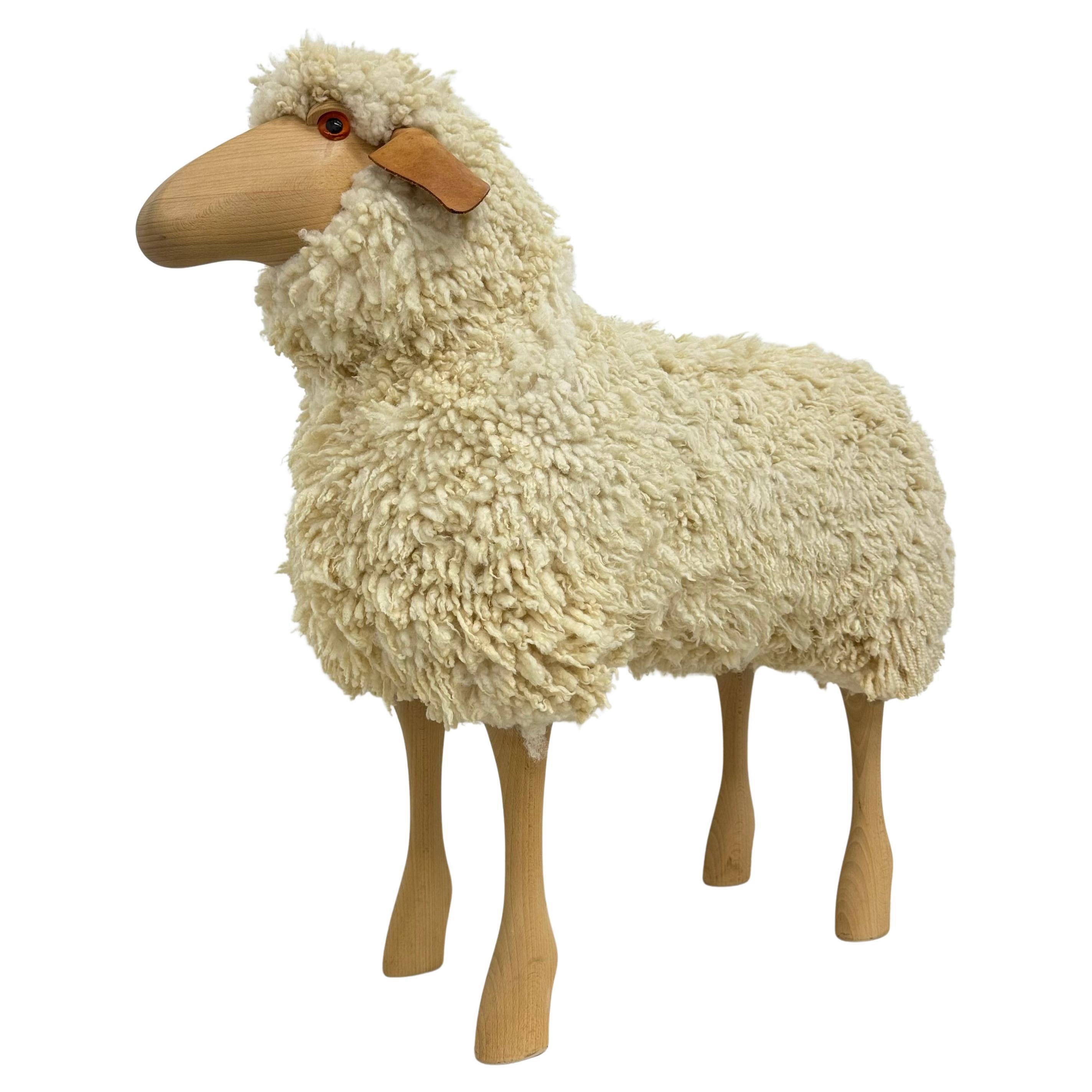 Large rare Sheep by Hanns Peter Krafft for Meier , 1970s
