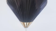 Große, seltene Wandleuchte VEB Narva Leuchten, Deutschland, 1970er Jahre