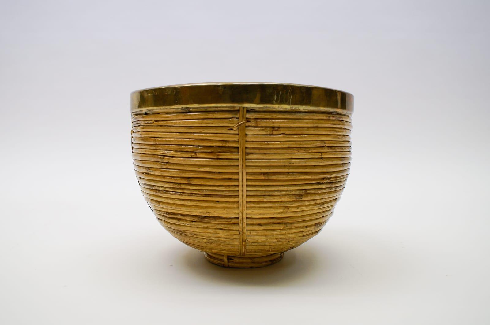 large rattan bowl