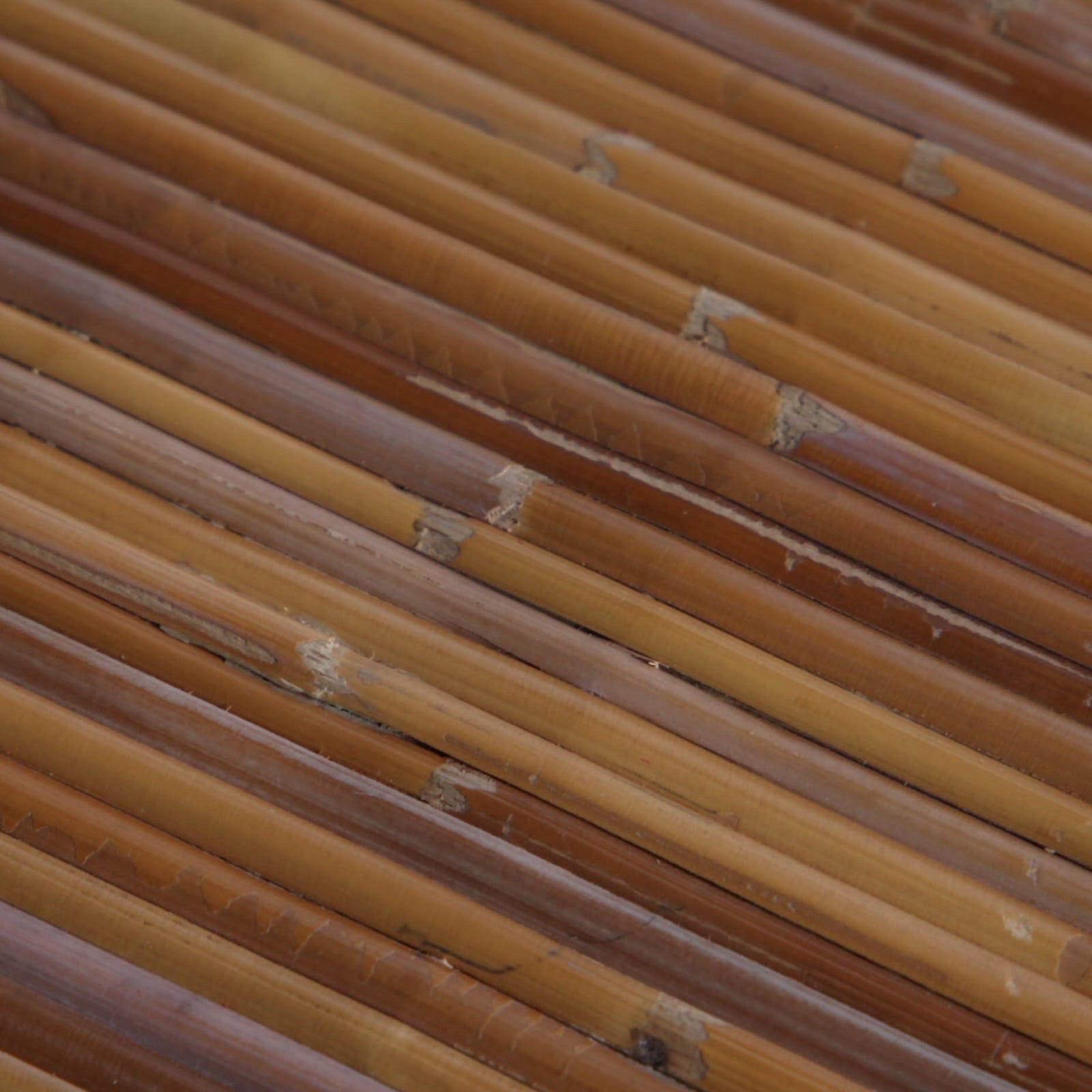 Fine XX secolo Grande tappeto in rattan in vendita
