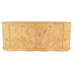 Grande credenza "foliages" in rattan