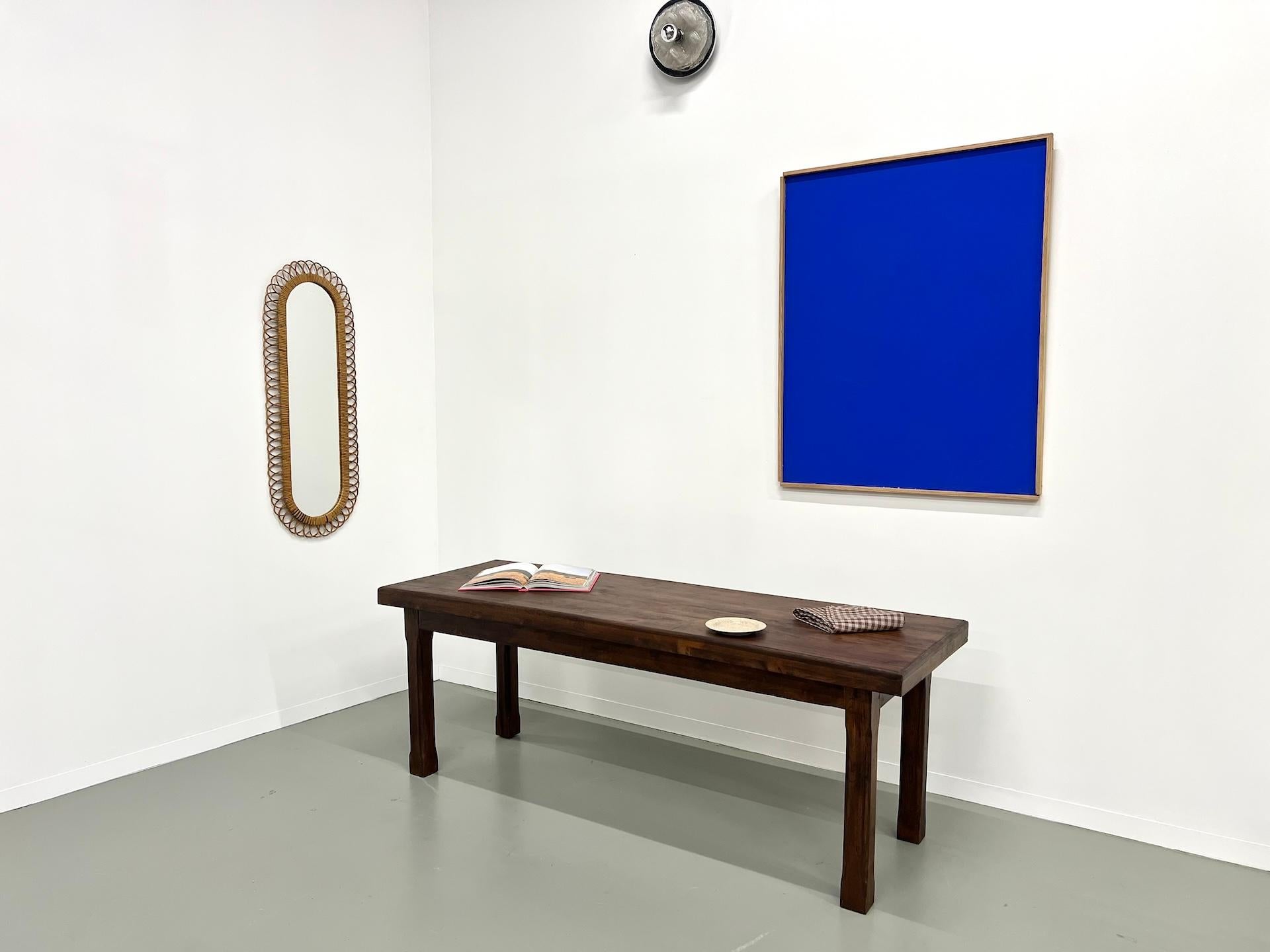 Large rattan mirror by Franco Albini for Bonacina 1960 4