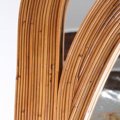 Großer Rattan-Spiegel