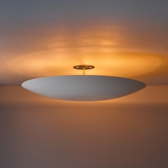 Grand plafonnier à dôme perforé Raul Reyes 'Rey 26' en blanc