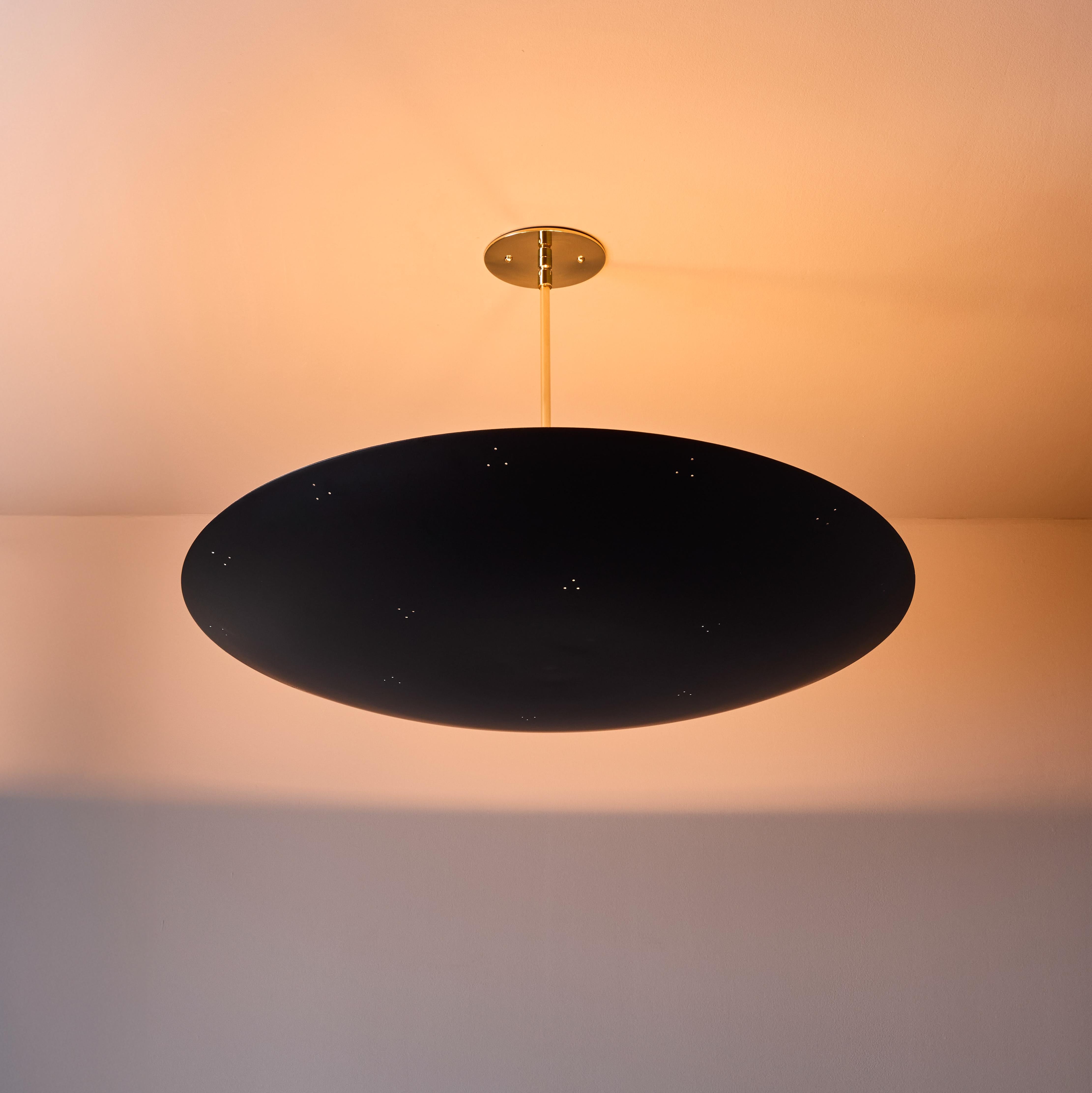 Grande lampadario a cupola in metallo traforato Raul Reyes 'Rey 26' in nero In condizioni Nuovo in vendita a Glendale, CA