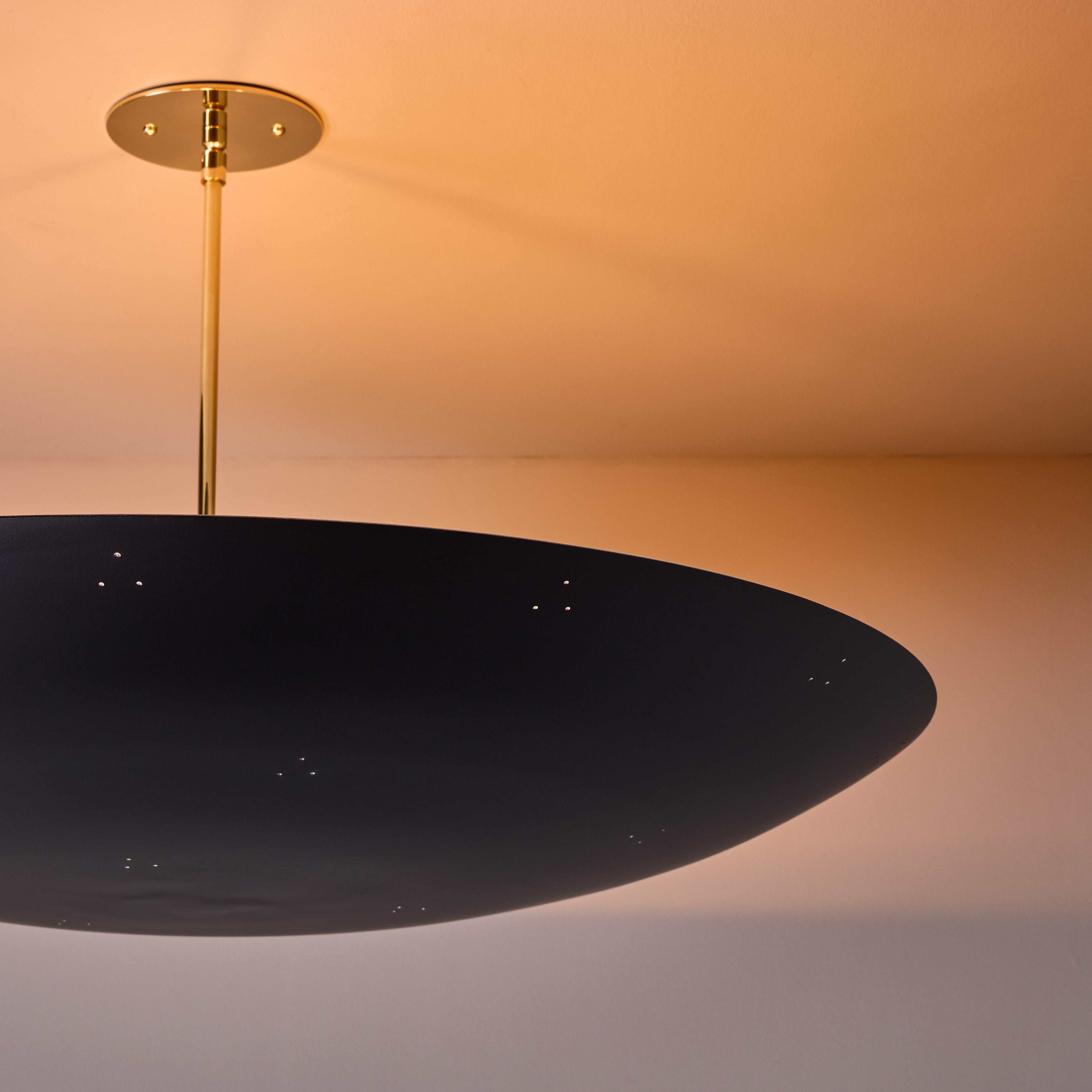 Grande lampadario a cupola traforata Raul Reyes 'Rey 30' in nero in vendita 3