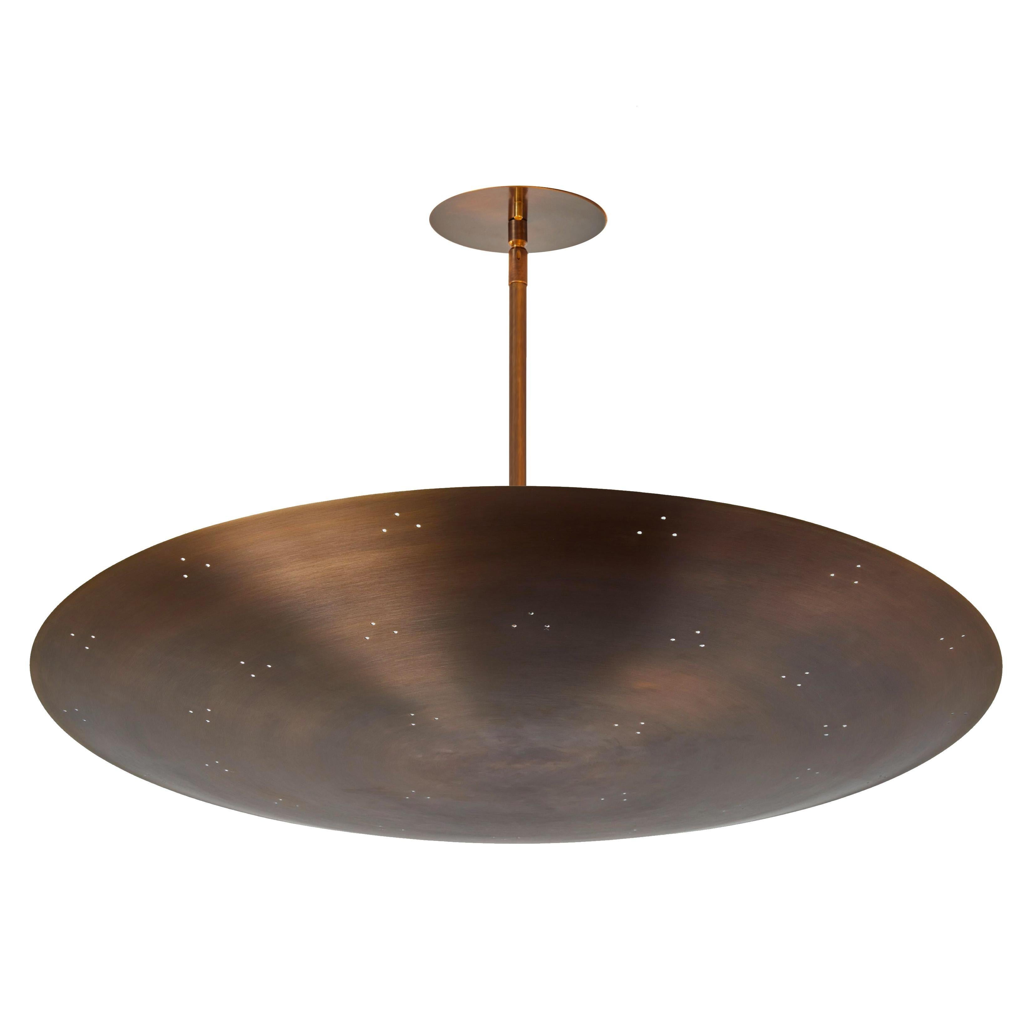 Grande lampadario a cupola traforata Raul Reyes 'Rey 30' in nero in vendita 8