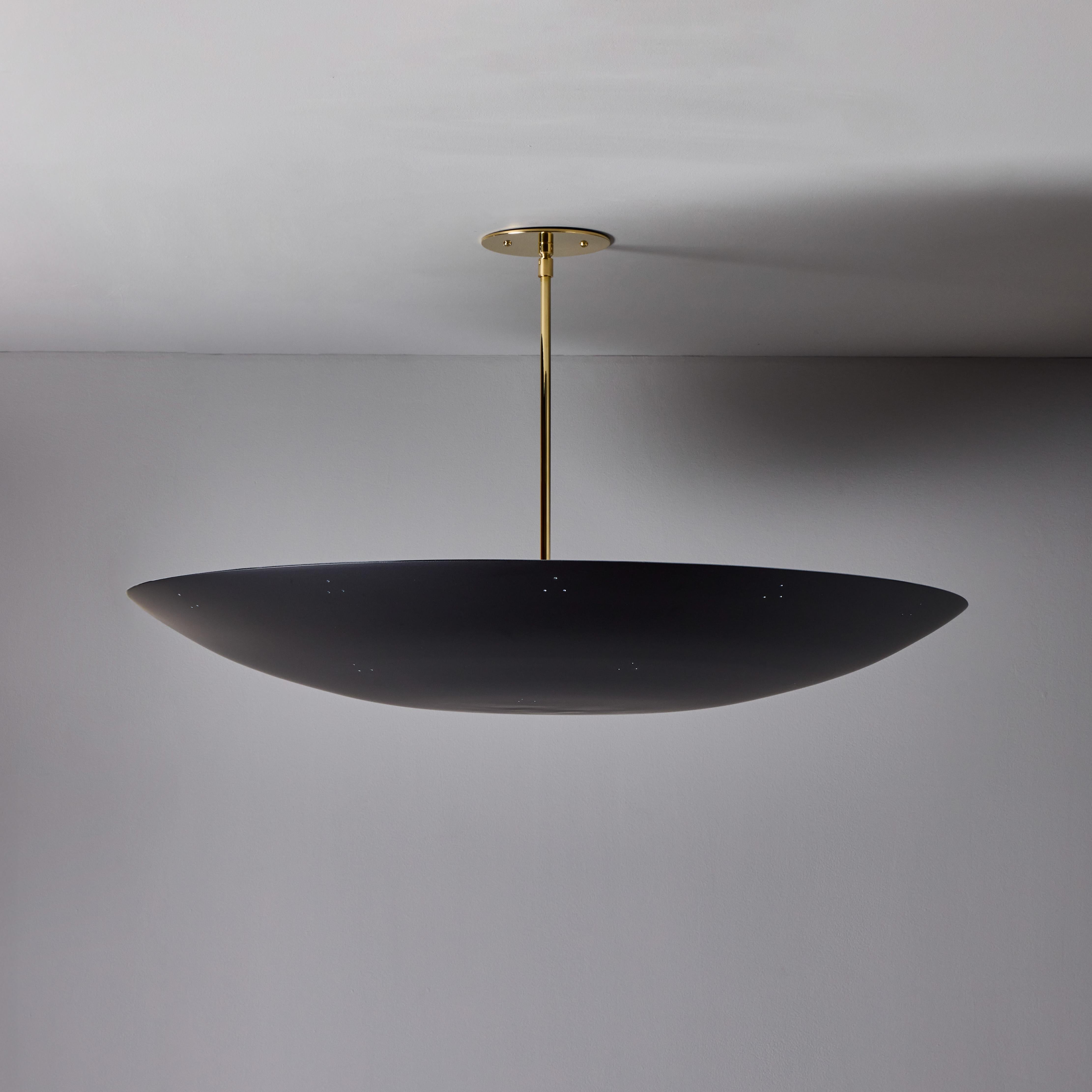 Grande lampadario a cupola traforata Raul Reyes 'Rey 30' in nero In condizioni Nuovo in vendita a Glendale, CA