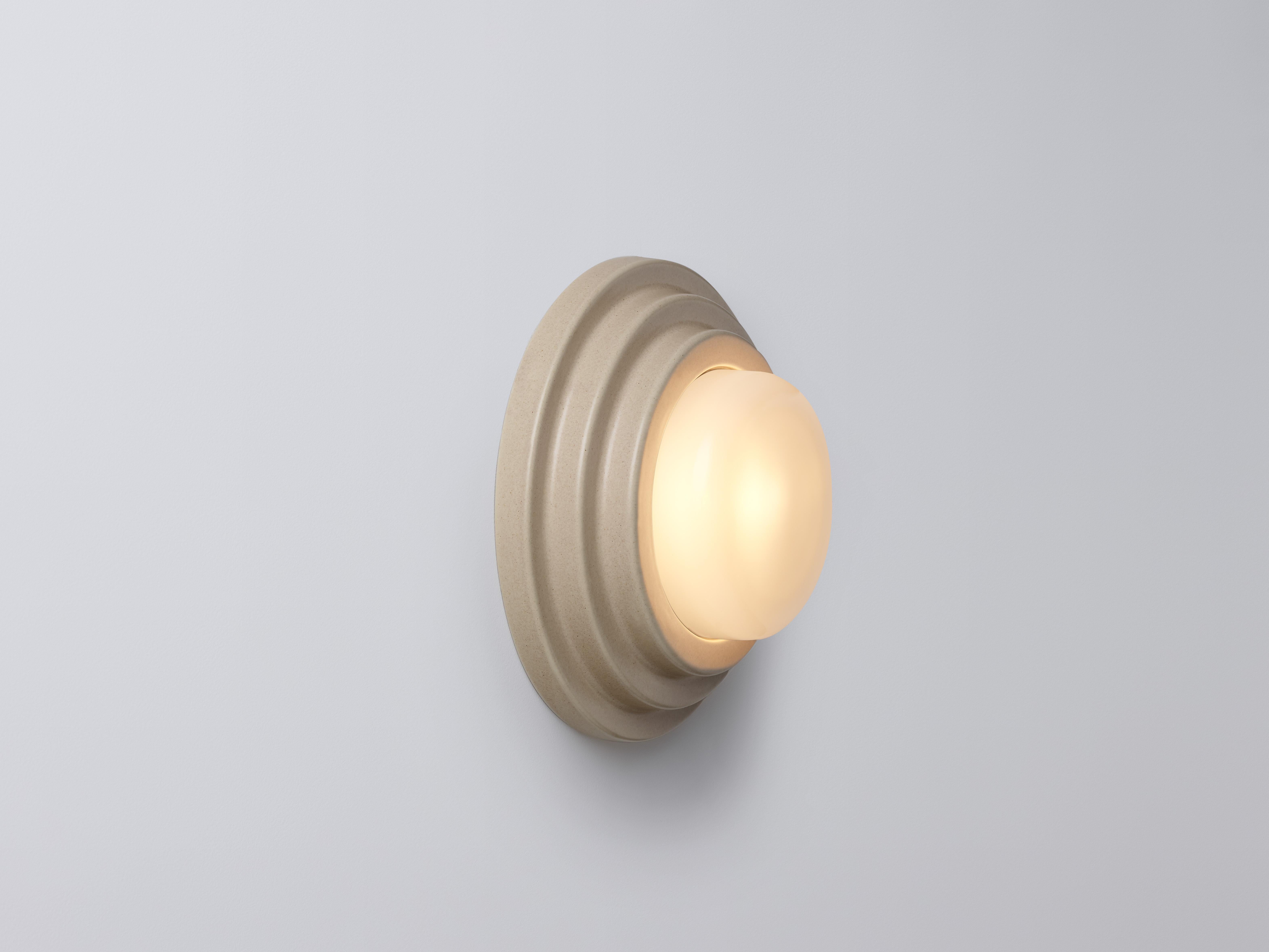 Large Raw Honey Wall Sconce by Coco Flip For Sale 3