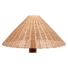 Large Real Bamboo Tiki Floor Lamp, 1980s