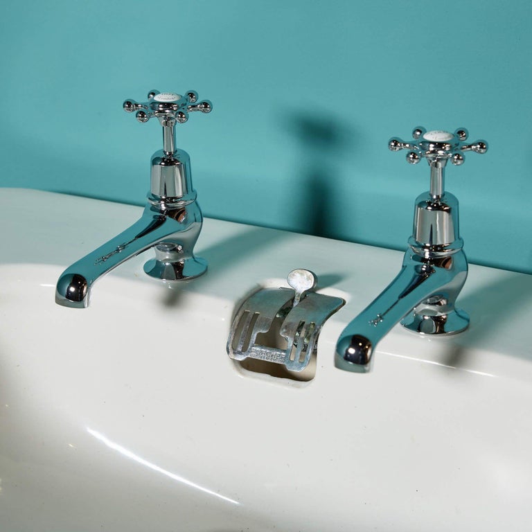 Large Reclaimed 1920s Porcher Pedestal Sink at 1stDibs