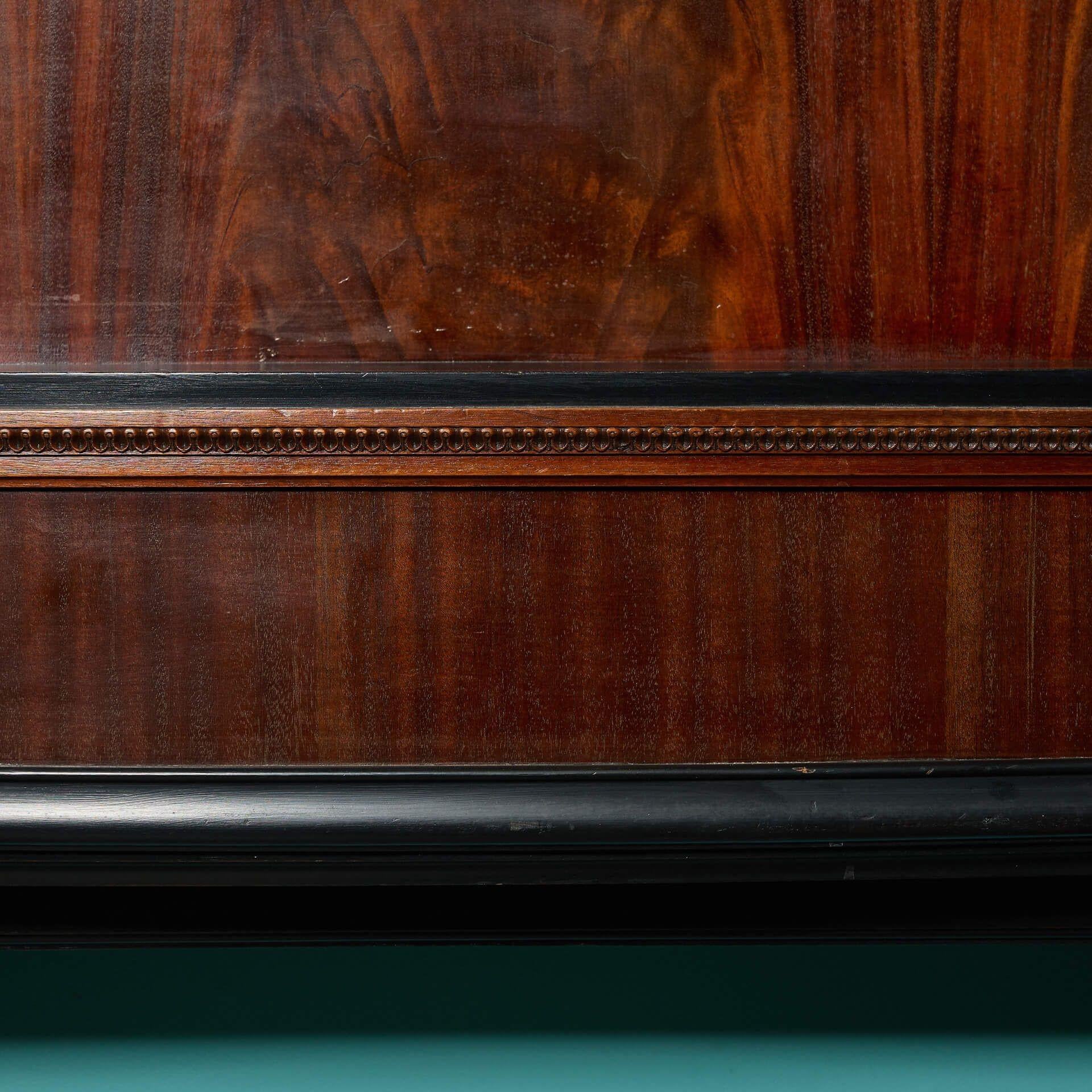 Large Reclaimed Art Deco Mahogany Fireplace For Sale 1