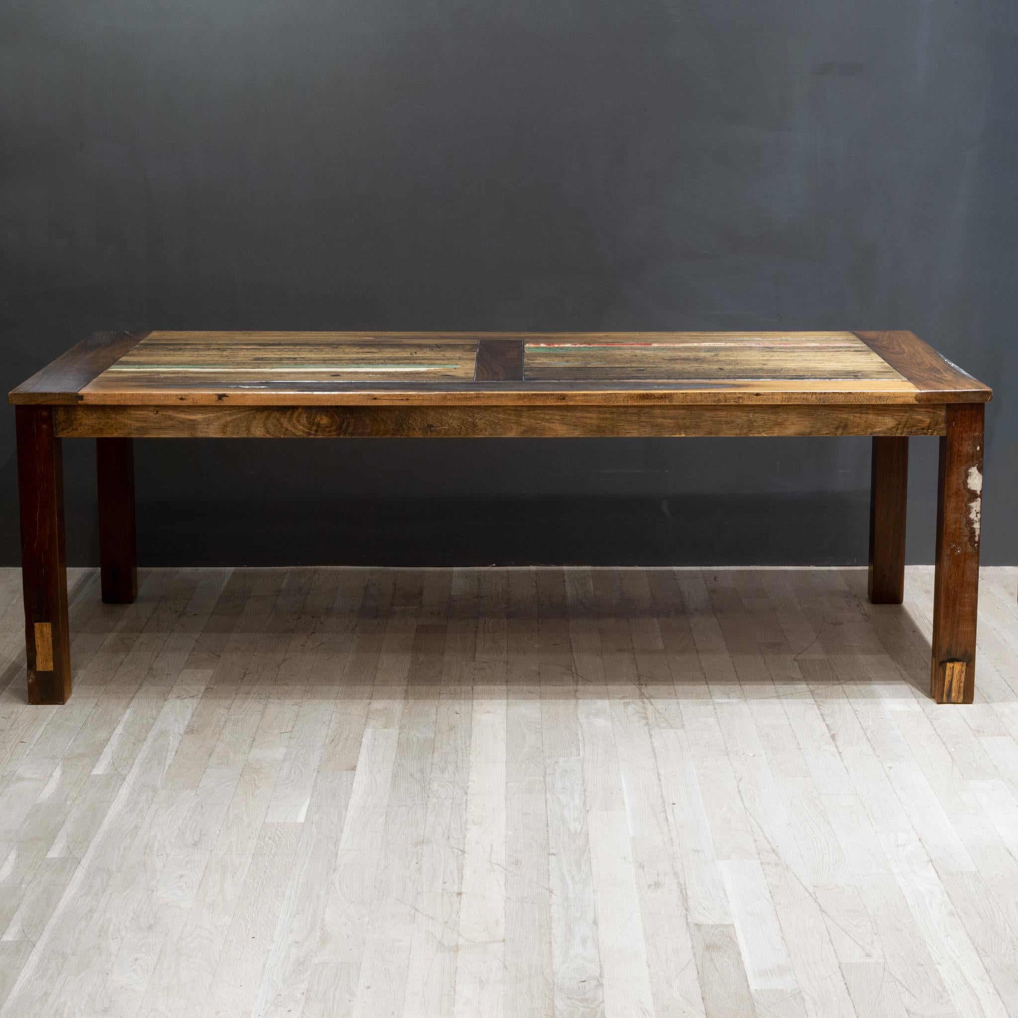 Hand-Crafted Large Reclaimed Australian Hardwood Dining Table For Sale
