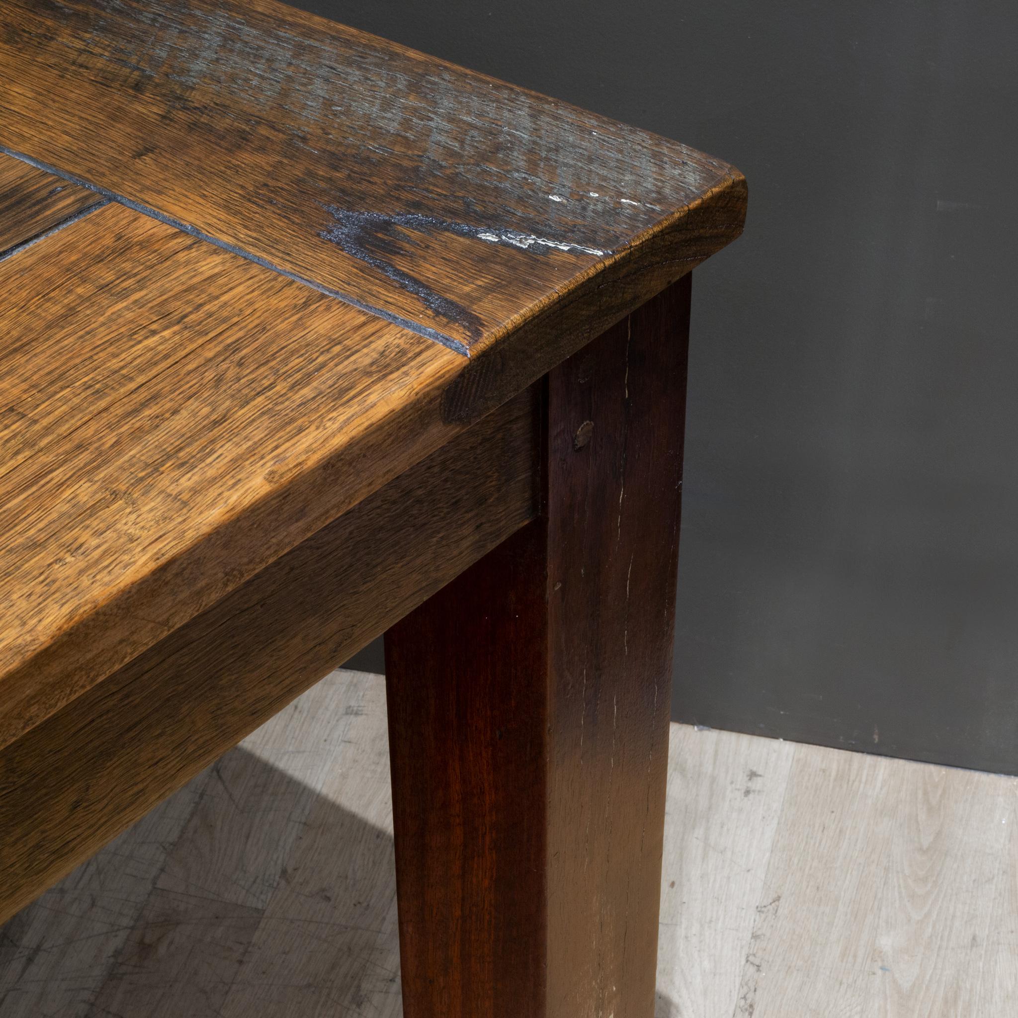 Large Reclaimed Australian Hardwood Dining Table For Sale 1