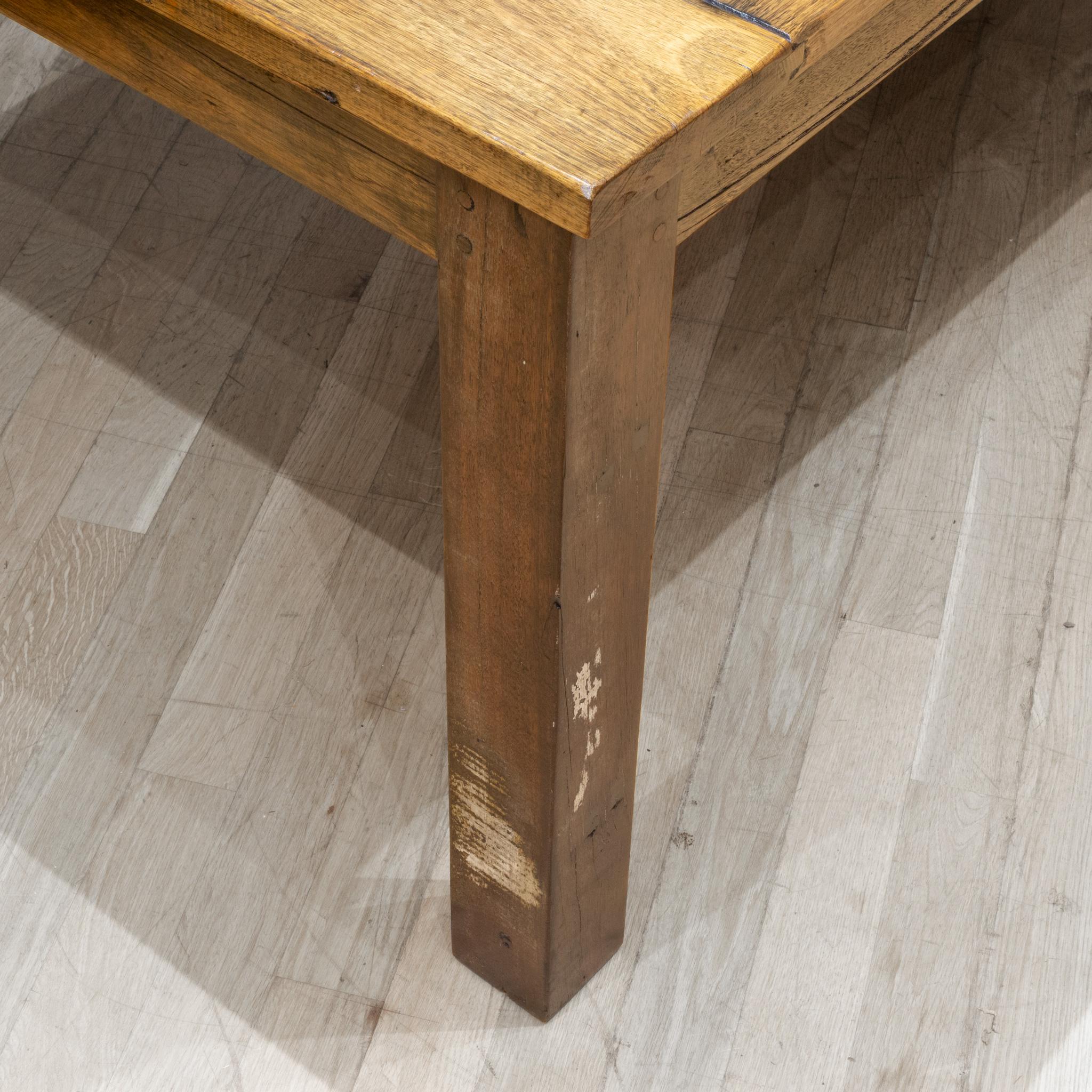 Large Reclaimed Australian Hardwood Dining Table For Sale 3