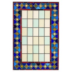 Large Reclaimed Medieval Style Stained Glass Window