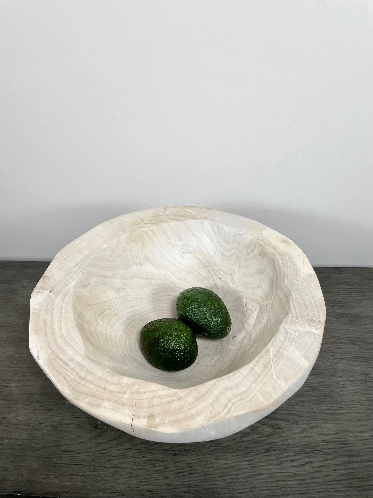 Large Reclaimed Organic Wood Bowl 2