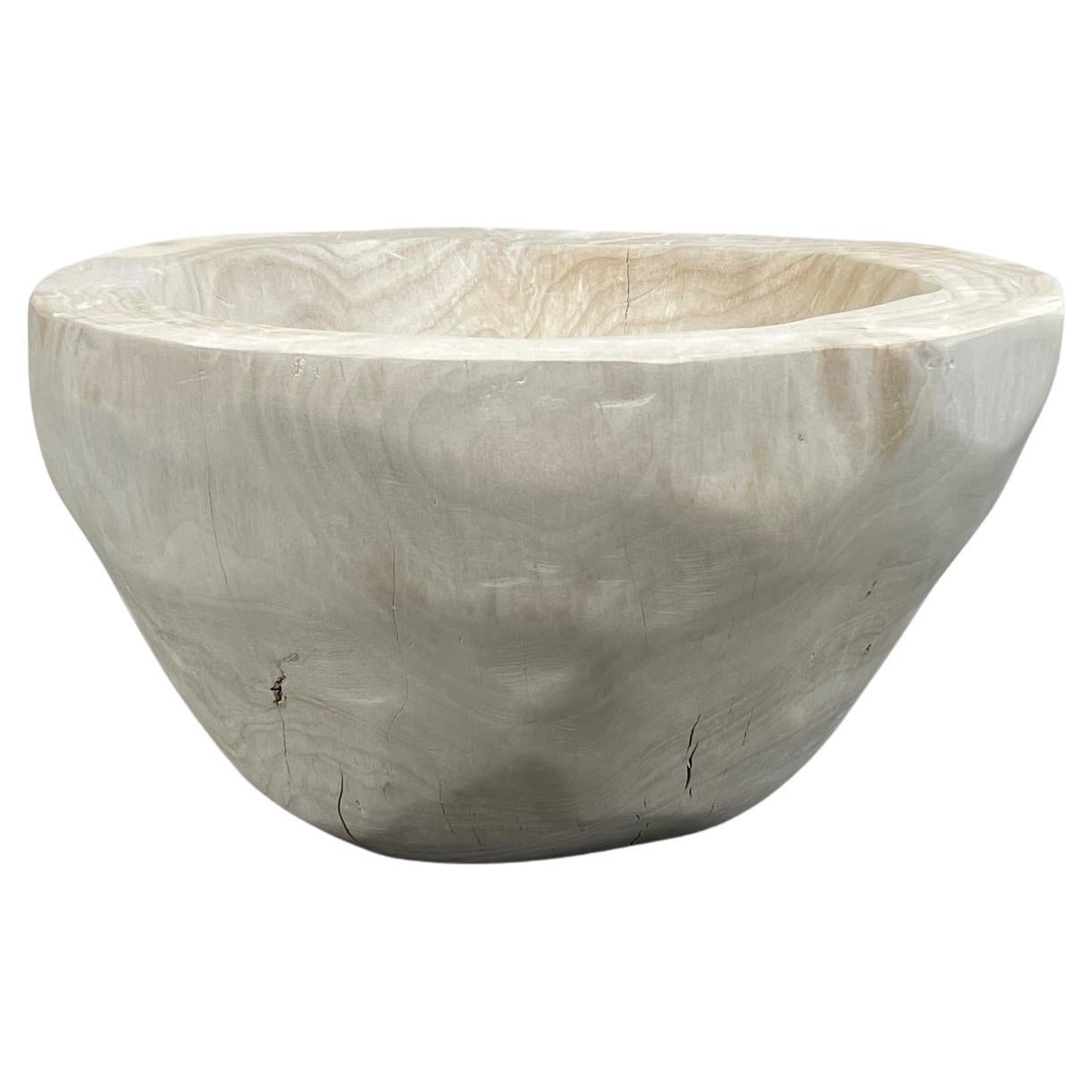Large Reclaimed Organic Wood Bowl