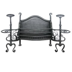 Large Reclaimed Original 19th Century Arts 
Crafts Fire Basket