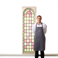 Large Reclaimed Stained Glass Chapel Window
