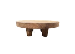 Large Reclaimed Teak Wood Table, Natural Finish, Modern Organic