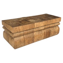 Large Reclaimed Teak Wood Table, Stunning Wood Textures, Modern Organic