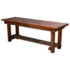Large Reclaimed Wood Console or Dining Table